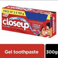 Closeup everfresh+ Toothpaste 300g @ rs 100 only (50% off) 