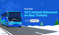 Paytm 20% Upto 100 discount on bus booking 