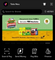 Extra 150 NeuCoins on BigBasket through Tata Neu