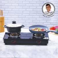 Wonderchef Ruby Plus Glass Manual Gas Stove  (2 Burners)