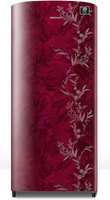 SAMSUNG 183 L Direct Cool Single Door 2 Star Refrigerator with Digital Inverter (Mystic Overlay Red, RR20C20C26R/NL)