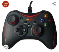 Redgear Pro Series Wired Gamepad Plug and Play Support for All PC Games Supports Windows 7/8/8.1/10