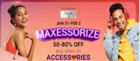 Myntra Maxessorize Sale Upto 80% Off on Fashion and Accessories(Jan 31- Feb 2)