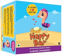 Happy Bar - Almond Cranberry Bar, 30g X 6 Bars