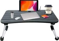 Anthems Study Table/Bed Table/Foldable and Portable Wooden/Writing Desk for Office/Home/School