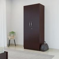 Flipkart Perfect Homes Studio LILLIAN 2 DOOR WARDROBE Engineered Wood 2 Door Wardrobe  (Finish Color - FLOWERY WENGE, Knock Down)
