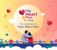 Flipkart : Flip Heart Days Sale Upto 80% Off (Valentine Special) (6th - 12th Feb) 
