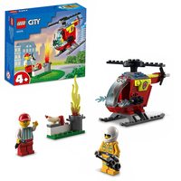 LEGO City Fire Helicopter 60318 Building Kit (53 Pieces)