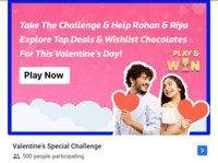 Flipkart Valentines Special Challenge, win supercoins