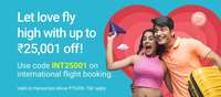 Adani One-  Get Up to Rs.25001 Off on International Flight Booking 