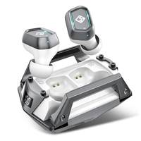 (user specific)Cosmic Byte CosmoBuds X100 True Wireless (TWS) in-Earbuds, BT 5.3, 40 Hrs Playtime, 38ms Latency, Music & GOD Mode, ENC, Pinch Touch Controls, IPX5 Water Resistant, Voice Assistant (White/Silver)