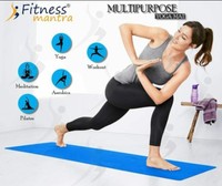 Fitness Mantra EVA Yoga Mat for Gym Workout and Yoga Exercise with 6mm Thickness, Anti-Slip Yoga Mat for Men & Women Fitness. 