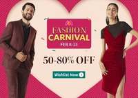 Myntra Fashion Carnival: 50-80% off (Feb 8 -13)