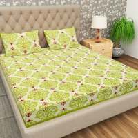 CLOTHOLOGY  144 TC  Cotton Double Bedsheet 