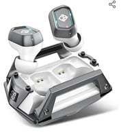 [ HSBC Card OFFER ]  Cosmic Byte CosmoBuds X100 True Wireless (TWS) in-Earbuds, BT 5.3, 40 Hrs Playtime, 38ms Latency, Music & GOD Mode, ENC, Pinch Touch Controls, IPX5 Water Resistant, Voice Assistant (White/Silver)