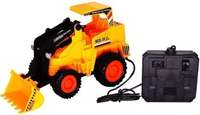 HENI ENTERPRISE Remote Control Battery Operated JCB Crane Truck Toy (Yellow) 