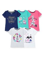 Easybuy Girl's T-Shirt (Pack of 5)@ 209