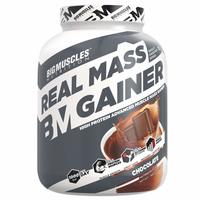 Bigmuscles Nutrition Real Mass Gainer Powder [ Pack of 3Kg, Chocolate] | Lean Whey Protein Muscle Mass Gainer | Complex Carbohydrates, | 1000 Calories