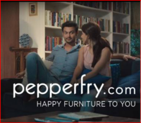 Valentine's Sale On Pepperfry, Get 70% off,59% Cashback & Free Shipping (Only on App)