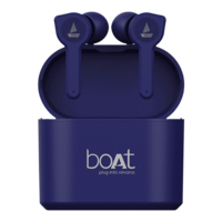boAt Airdopes 408 TWS Earbuds (IPX4 Sweat & Water Resistant, 30 Hours Playback, Dark blue)