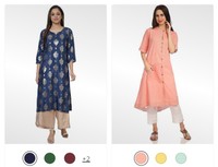 BIBA Women's Clothing Min 70% off from Rs.239 