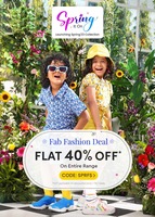 Firstcry-Flat 40% Off* on Entire Fashion Range