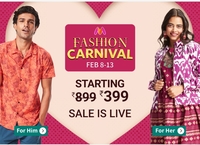 Myntra Fashion Carnival : Upto 50-80% off + 10% Off With Kotak Credit & Debit Cards OR 10% Cashback Upto Rs.500 on Paytm Wallet 