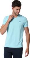 Being  Human solid Polo neck blue  T shirt 