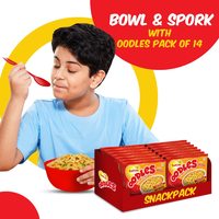 (Pack of 14) Saffola Oodles, Instant Noodles, Ring Shape 14 x 53 Grams Pouch (14 Serves)