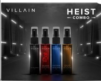 VILLAIN Heist Combo - 4 x 8ml | Premium Perfume Gift Set For Men | Eau De Parfum | Long Lasting Fragrance | Luxury Gift Kit Eau de Parfum - 32 ml  (For Men)