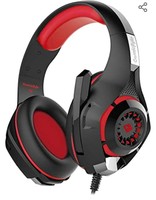 Cosmic Byte GS410 Headphones with Mic and for PS5, PS4, Xbox One, Laptop, PC, iPhone and Android Phones (Black/Red)