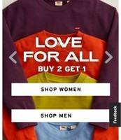 Levi's :- Love for all Buy 2 get 1 (women's clothes) 