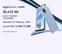 Sale Live | Lava Blaze 5G (6 GB + 3 GB RAM)