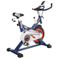 PowerMax Exercise Spin Bike (Heart Rate Sensor, MB-165, Blue)