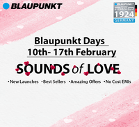 Blaupunkt Days (10th -17th Feb) Upto 63% off on Soundbars, Headphones, Bluetooth Speakers 