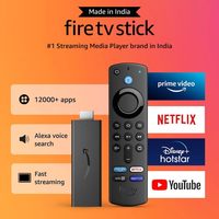 Fire TV Stick with Alexa Voice Remote (includes TV and app controls) | HD streaming device [Rs.1100 Coupon]