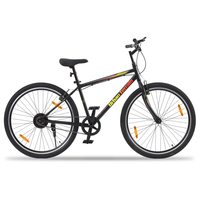 Urban Terrain Maza 27.5” Red City Lite Bike with Free Cycling Event & Ride Tracking App by Cultsport (18 Inch Frame, Ideal for Unisex)