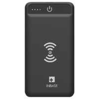 Inbase 8000 mAh Wireless Power Bank (CHARGING, Black)
