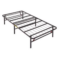 AmazonBasics Platform Foldable Steel Bed Frame, Black, Single. Apply coupon