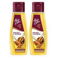 Hair & Care Dry Fruit Oil with Walnuts, Almonds & Vitamin E| Reduce Hairfall |Stronger & Silkier Hair | 500 ml (Pack of 2)