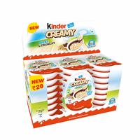 (Pack of 24) Kinder Creamy  Milky and Cocoa Chocolate with Extruded Rice, 456 g