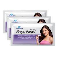 (Pack of 3) Prega News One Step Urine HCG Pregnancy Test Kit Device 