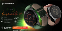 New launch. CrossBeats Orbit Infiniti 2.0 AMOLED Smartwatch BT Calling+Connect with TWS