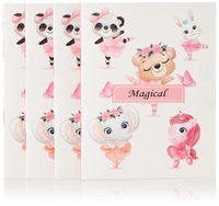 (Pack of 5) Amazon Brand - Solimo POCKET DIARY WITH LINED PAPERS, PERSONAL JOURNAL , FOR BOYS & GIRLS