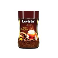 Levista Classic Pure Instant Ground Coffee (50Gm Jar)