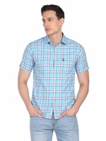 U.S. Polo Assn. Aqua Regular Fit Check Shirt