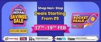 Meesho - MAHA INDIAN SAVING SALE[17th - 19th Feb] 
Deals starting from ₹9