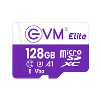 EVM Elite 128GB MicroSDXC Class 10 U3 V30 Memory Card