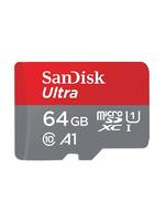 SanDisk Ultra 64GB microSDXC UHS-I Card for Smartphones (Red/Grey)