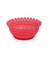 Aristo Misty 222 Basket Multipurpose Use for Shopping ,Picnic Basket 2.4 Litre - Color May Vary, ( 23(D)x 9.5 cm)